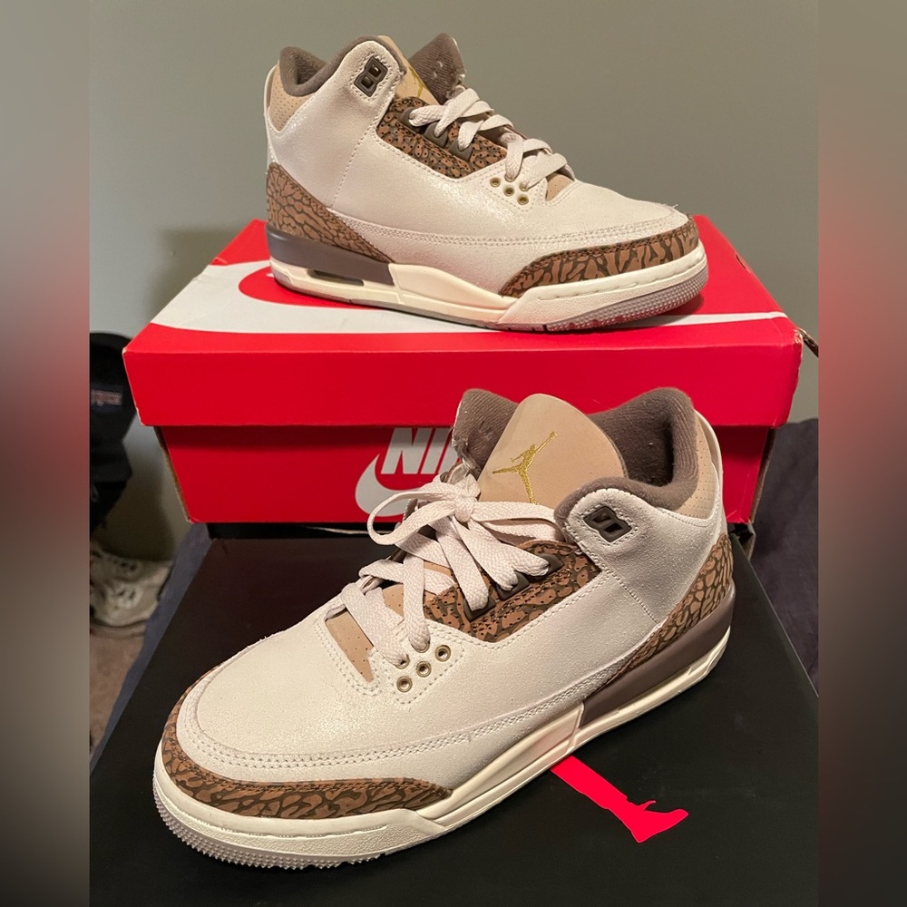 Jordan 3 Retro Palomino, super clean like new